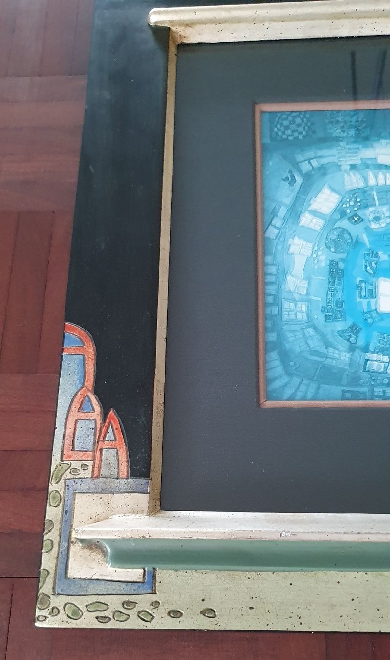 Poster & Bilder: 2 Bilder - Hundertwasser, im entsprechenden Rahmen – Gebraucht aus Kreuzlingen von Rschweiz1 5