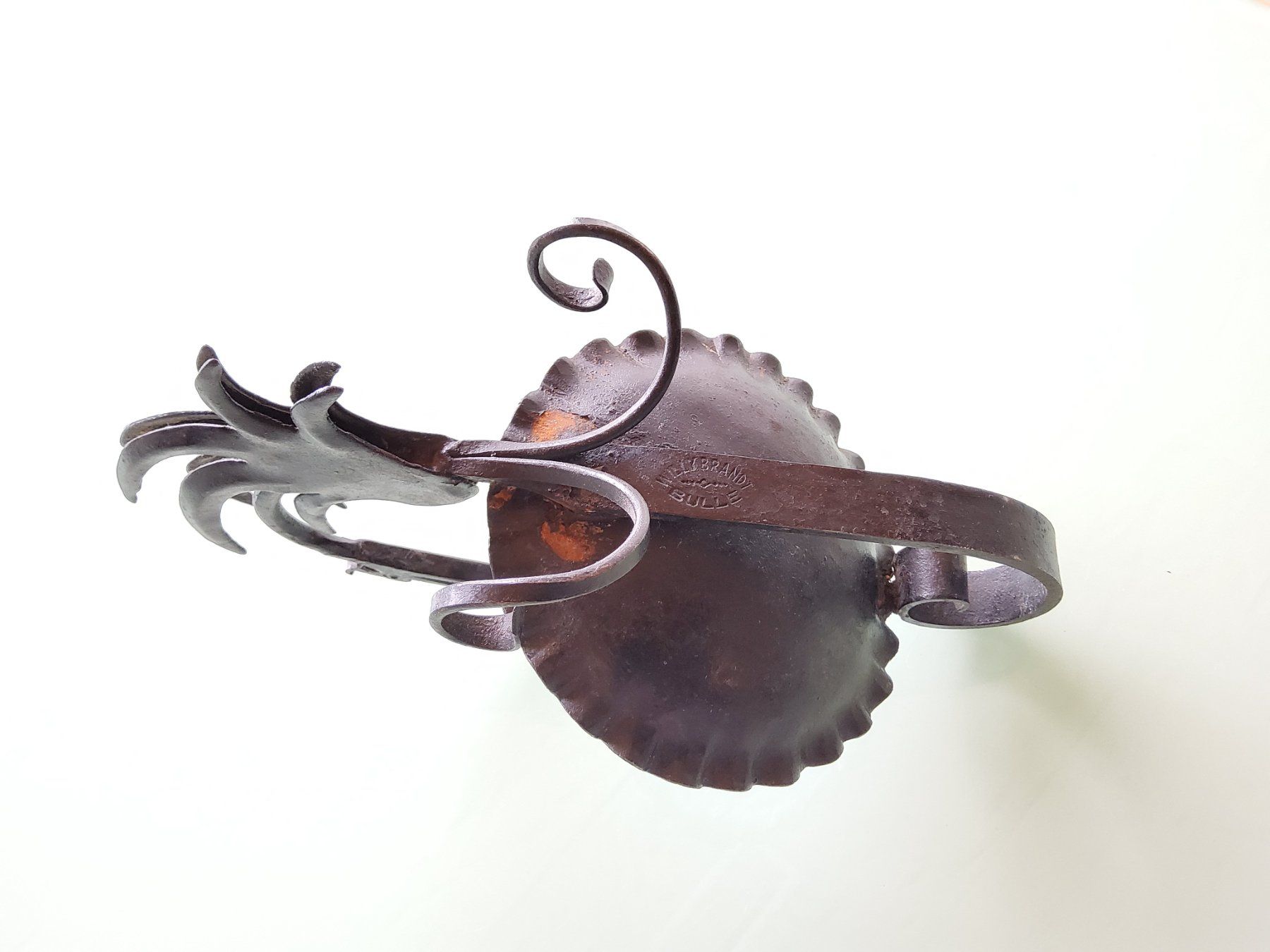 Portacenere: Cendrier en fer forgé Willy Brandt Bulle  – Usato da Malleray venduto da Broc-Mo 5