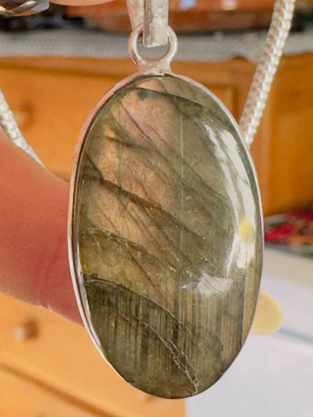 Catenine: Labradorite Gemstone Handmade necklace – Nuovo e nell'imballaggio originale da Genève venduto da AGBERG 3