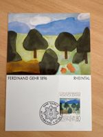 Liechtenstein Ganzsache P91 Ferdinand Gehr 1896 Rheintal ...