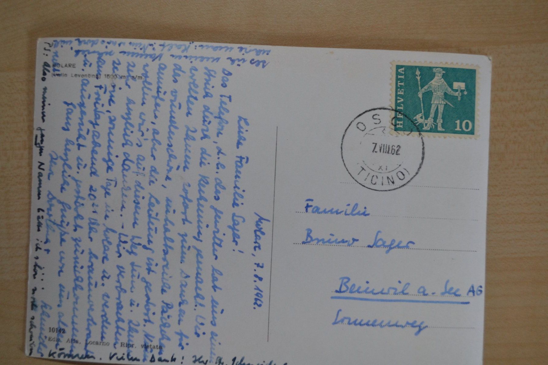 Cartoline postali: AK Molare TI – Usato da Beinwil am See venduto da kajak55 1