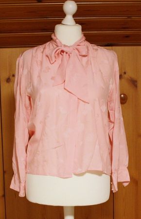 Bluse CHAQUE - FOIS Seide rosa Gr. 38