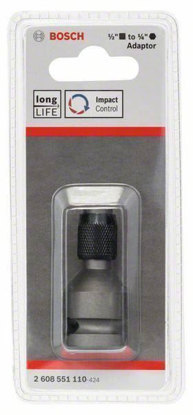 Unità & Adattatore: Bosch Adapter 1/2'' Vierkant auf 1/4" Sechskant – Nuovo e nell'imballaggio originale da Koppigen venduto da Bracher_Mail-House 3