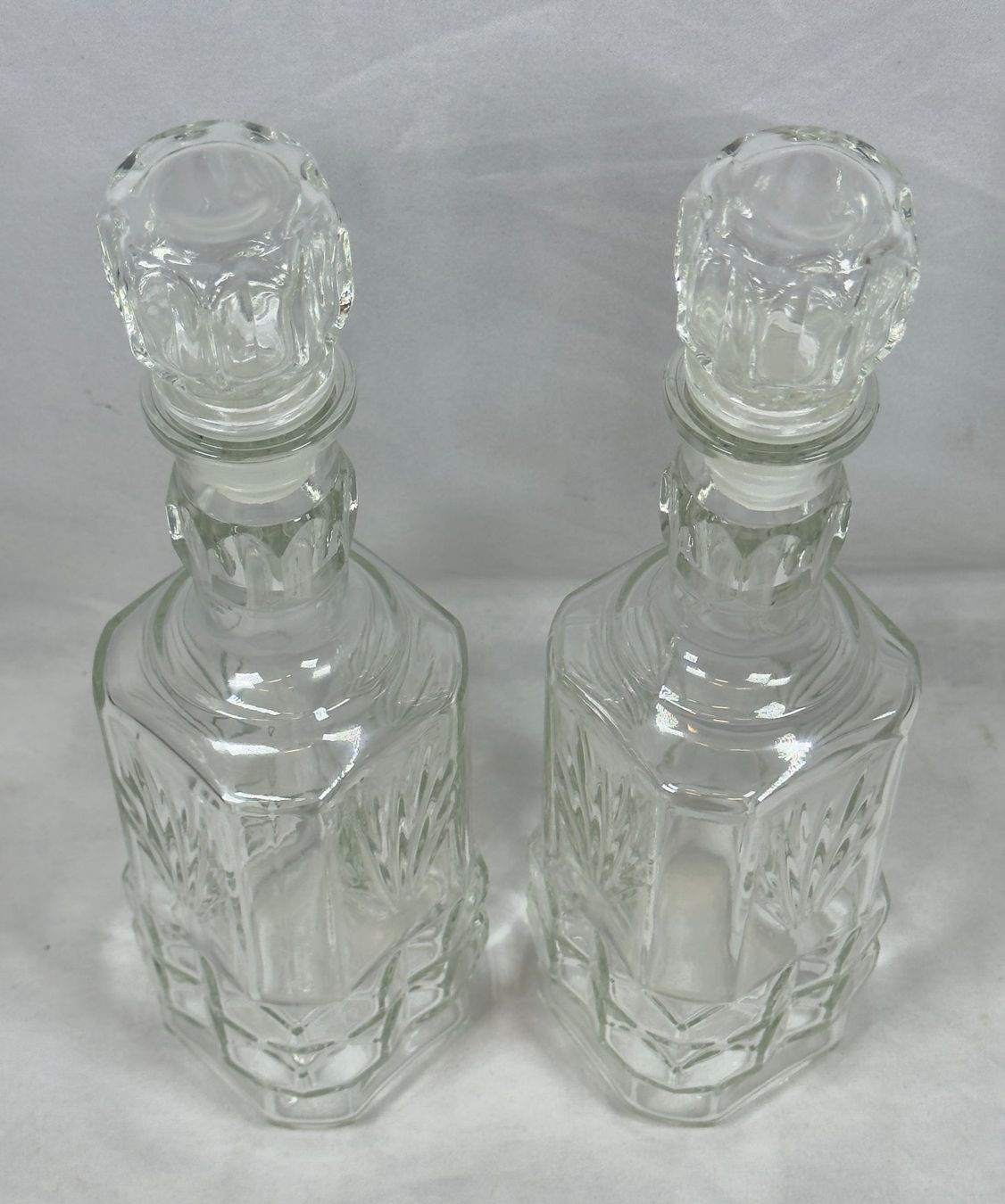 Caraffe: Paire de carafe en verre – Usato da Tramelan venduto da lolopat 2