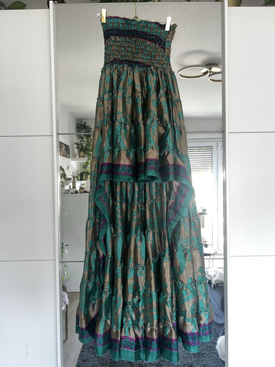 Vestiti: •LUXURIÖSES SEIDEN-MAXIKLEID BOHO CHIC• – Nuovo (secondo la descrizione) da Effretikon venduto da Briga.S.