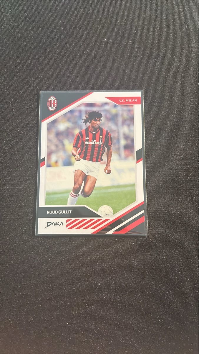 Carte collezionabili: Ruud Gullit - AC Milan - Daka - Top Audience – Usato da Kaiseraugst venduto da Baum_12