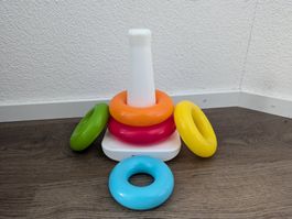 Pyramide d'anneaux colorée Fisher-Price