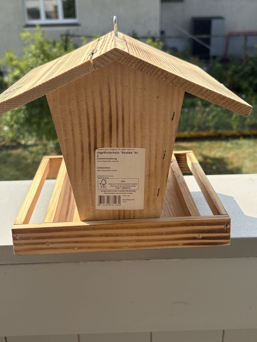 Casette per uccelli: Vogelfutterhaus Rustika Nr. 3 – Nuovo (secondo la descrizione) da Bützberg venduto da Bin_wtm2 2