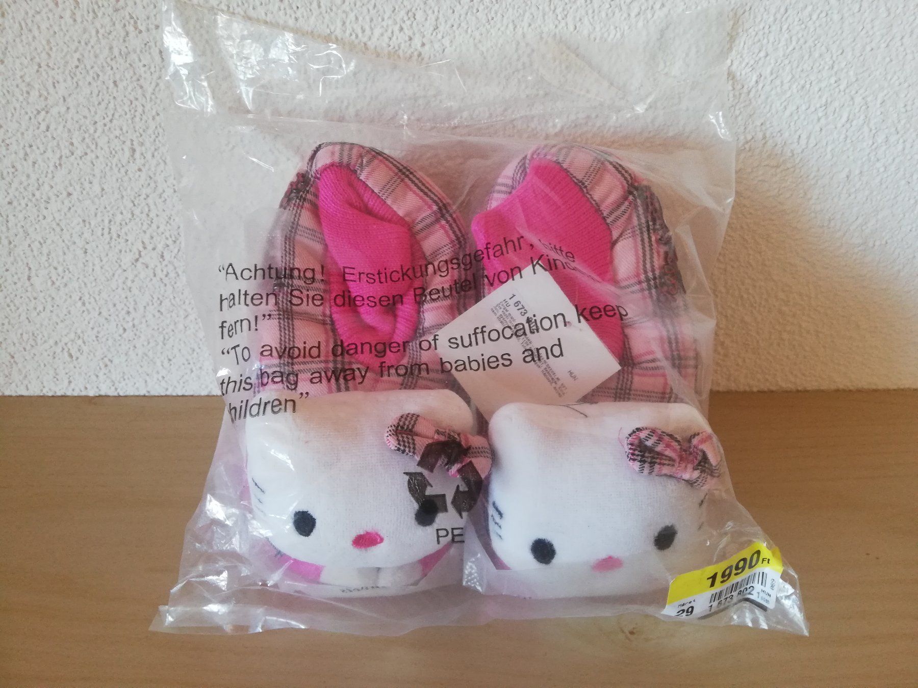 Hello Kitty Scarpe per ragazzi: Hello Kitty Kinder Finken Hausschuhe 29 – Nuovo e nell'imballaggio originale da Worb venduto da geo_zbd8 1
