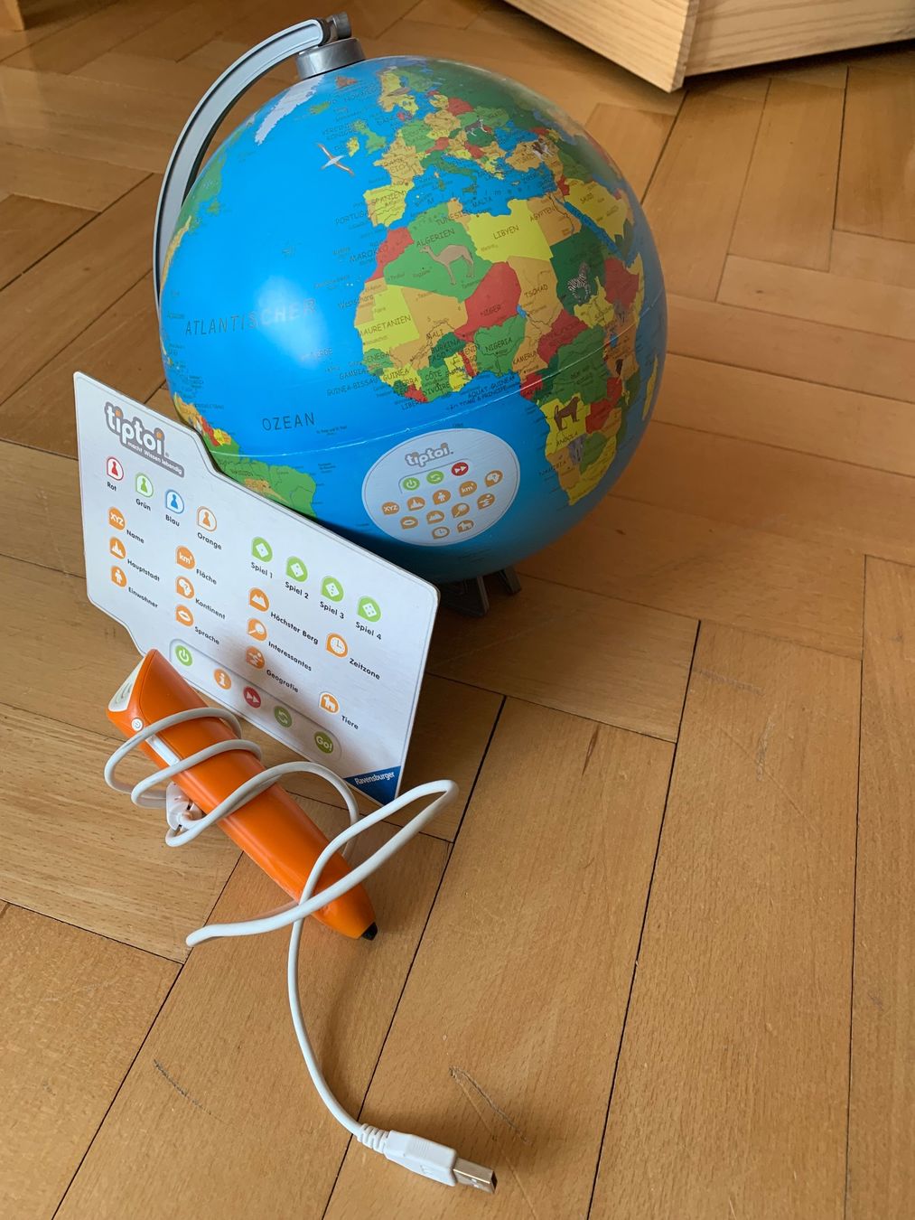 Tiptoi Jeux: Tip Toi Globus mit Stift – D'occasion à Zürich par Renrudal
