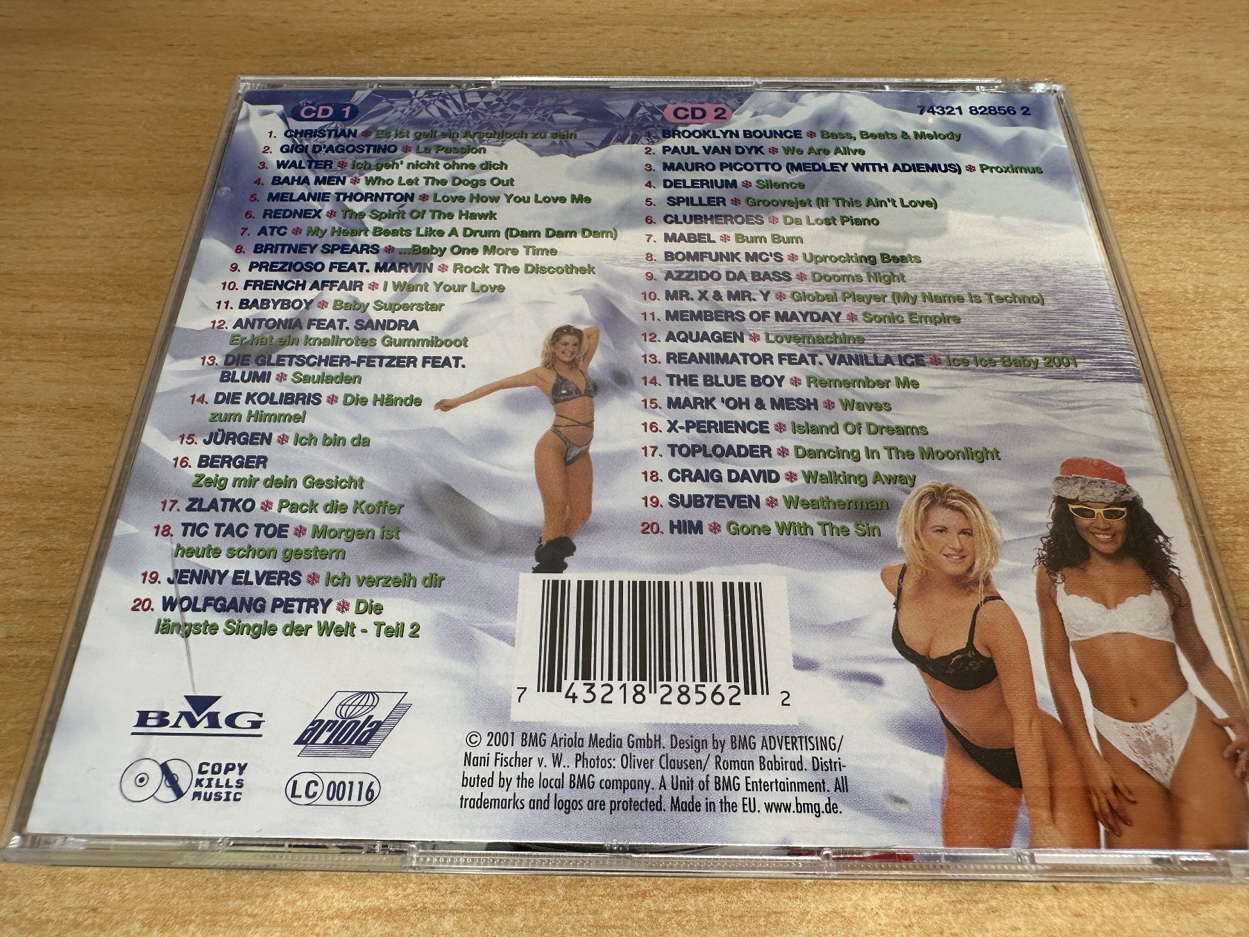 CD: I5 Various – Mega Party Power Mix 2001 - 2 CD – Usato da Rikon im Tösstal venduto da Alpenmutz 1