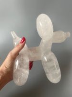Balloon Dog aus Bergkristall - 19cm, 1.93kg