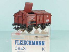 Fleischmann 5842, Klappdeckelwagen, Märklin Kupplung, NEU