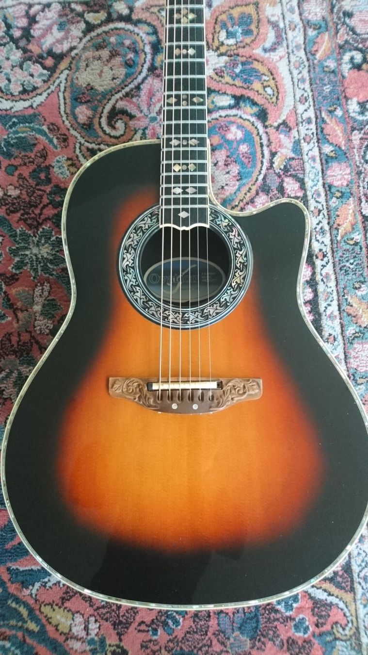 Ovation Strumenti musicali: Ovation Custom Legend 1869 Super Shallow Cutaway – Usato da Gretzenbach venduto da HorstV 2