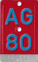 Velonummer AG 80