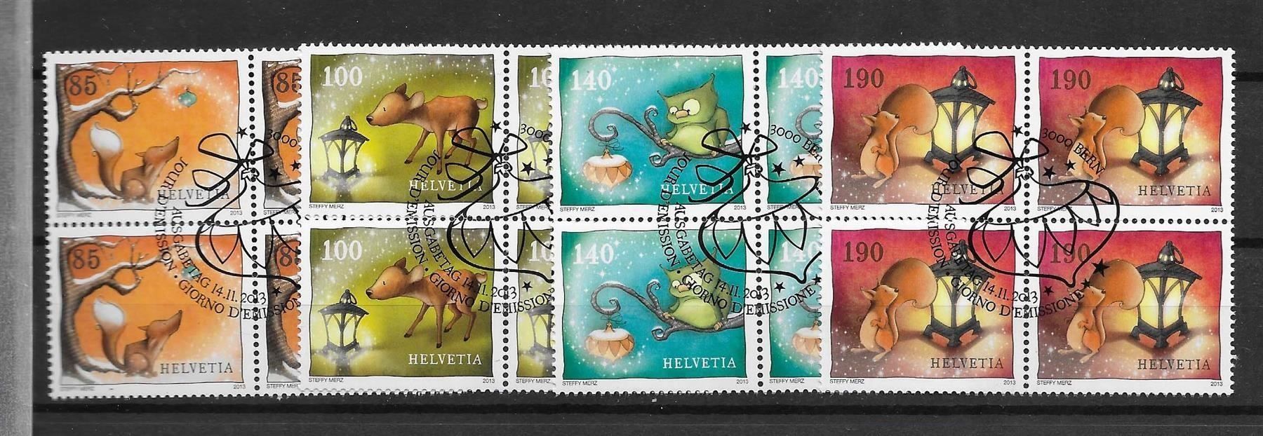Tutti i francobolli: B1484 - Noel 2013 B4 1er jour – Usato da Trélex venduto da Phil_Albert