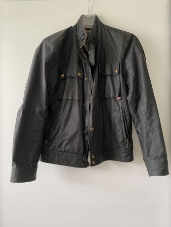 Belstaff Racemaster 1981 Wachsjacke Herren Gr. 50(L) schwar