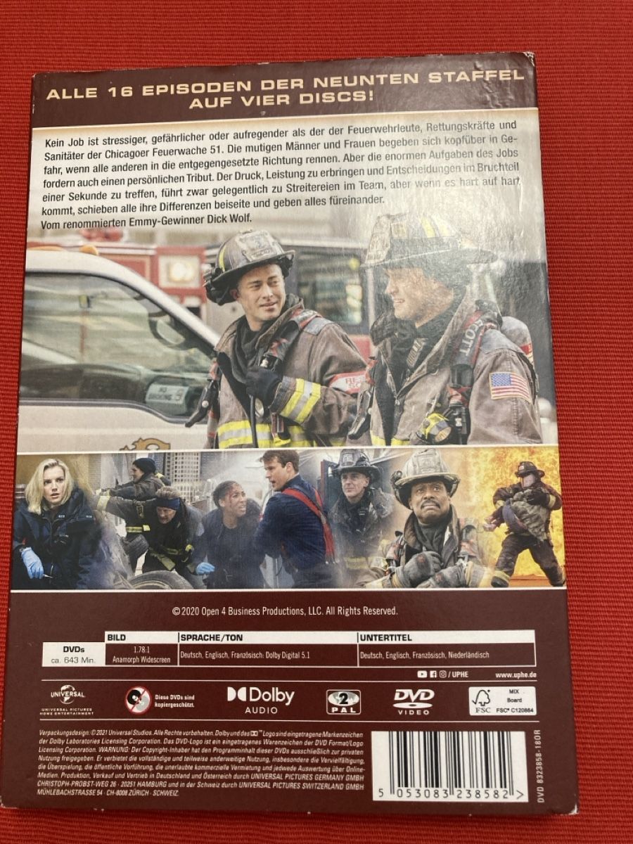 Tous les DVDs: Chicago Fire Staffel 9 – Neuf (Voir description) à Oetwil am See par Winnie3 1