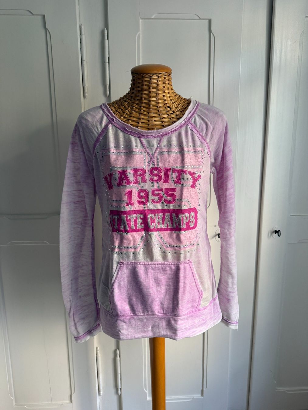 T-shirt: Langarmshirt pink mit Print M – Usato da Zürich venduto da Diazaio