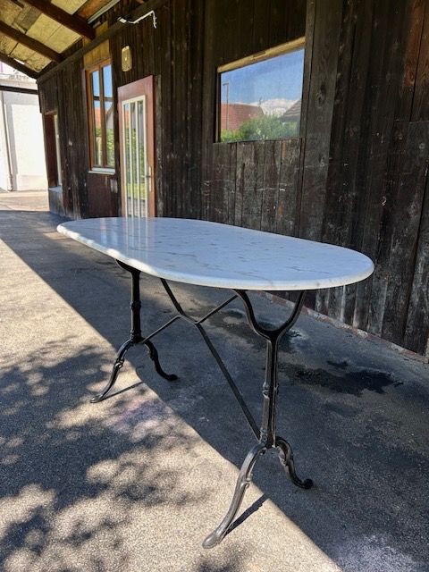 Bistrotisch Gastro Marmortisch Gusseisen Gartentisch Kaufen auf Ricardo