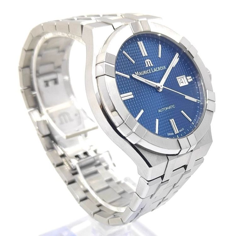 Maurice Lacroix Orologi: Maurice Lacroix Aikon Automatic Date Blue Dial – Usato da Montreux venduto da CashPay_Montreux 5
