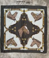 Foulard vintage Gim Renoir Paris 77 x 77 cm