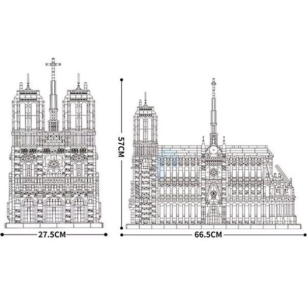 Kit di costruzioni: Kathedrale «Notre-Dame» – Nuovo e nell'imballaggio originale da Meisterschwanden venduto da Bigi1 3