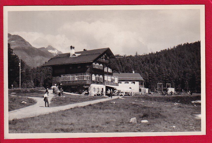 Cartoline postali: RESTAURANT STAZERSEE BEI CELERINA – Usato da Grüningen venduto da Kartensammler