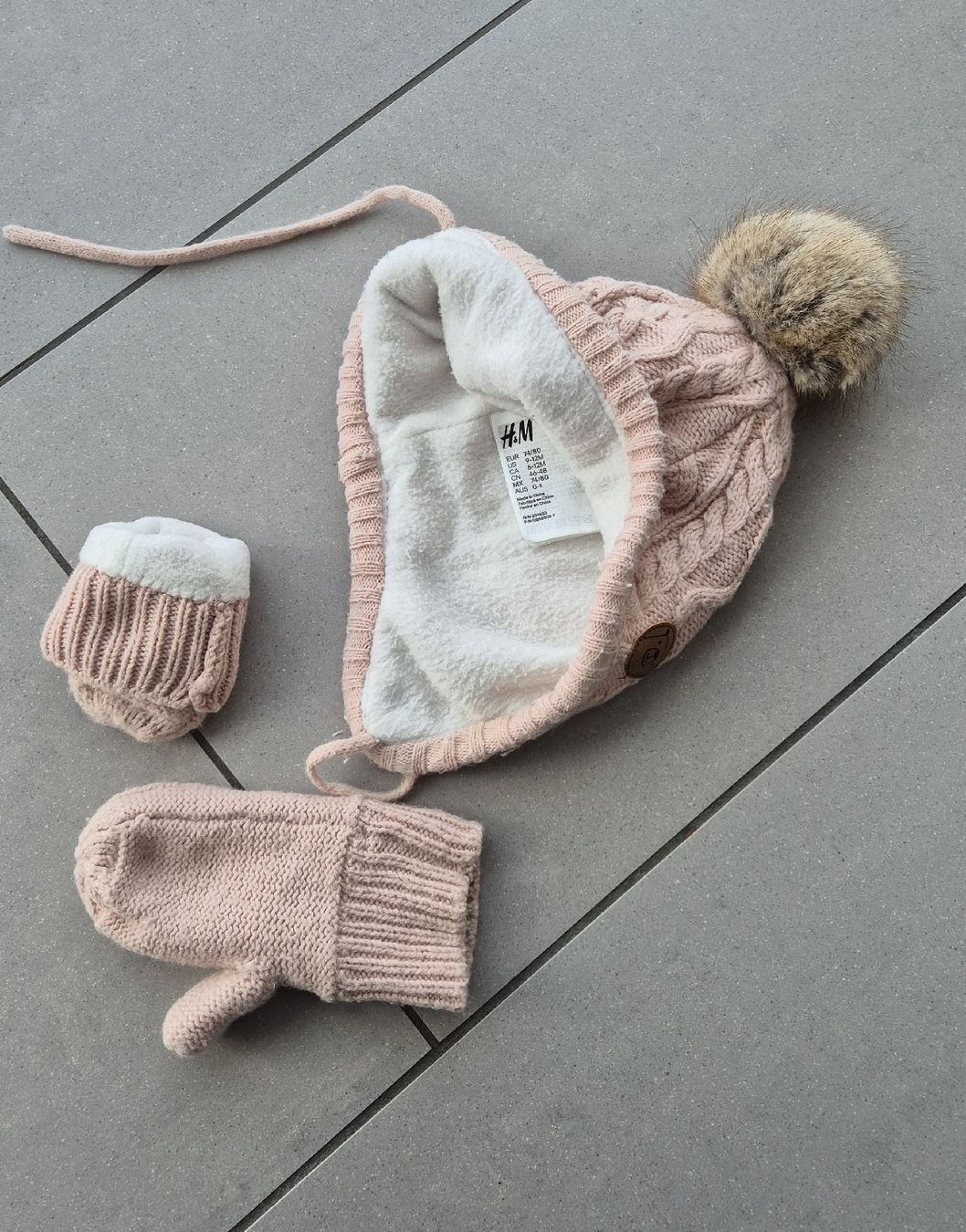 H&M Lotti & Set di vestiti: Rosa H&M Winter Set, Grösse 74/80 – Usato da Würenlingen venduto da mwimmer 2