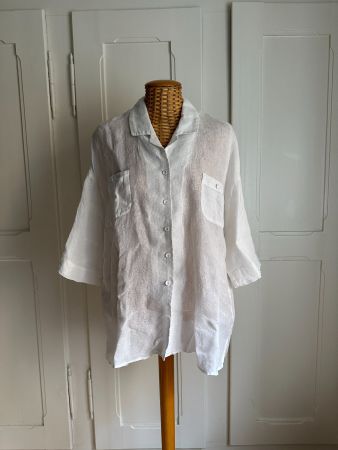 STRENESSE - Leinenbluse weiss 42