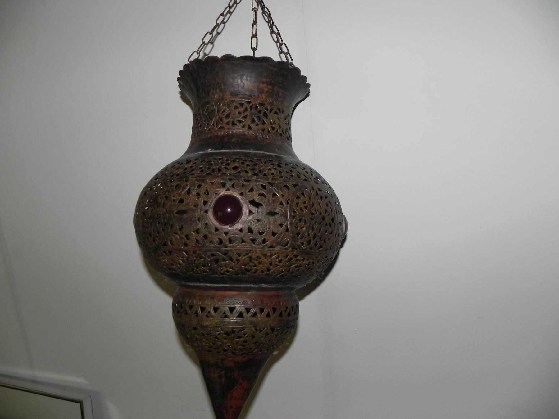 Lampade: antike Lampe Orient Kunst – Usato da Seedorf BE venduto da Stibutz 1