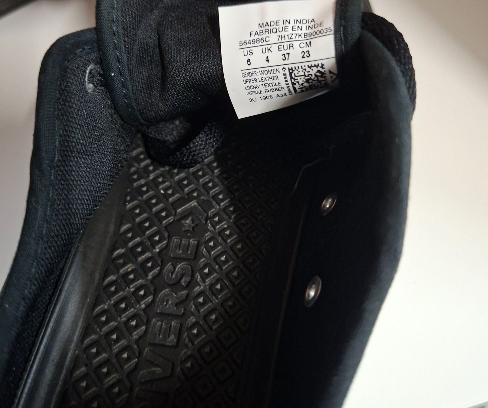 Converse Scarpe da donna: Converse schwarze Sneaker Gr. 37 – Usato da hombrechtikon venduto da Marijo 2