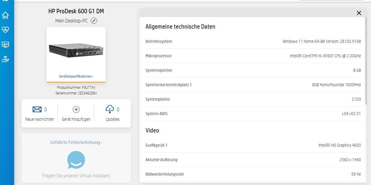 Hewlett Packard PCs: HP ProDesk 600 G1 – Gebraucht aus Zürich von sebime0 4