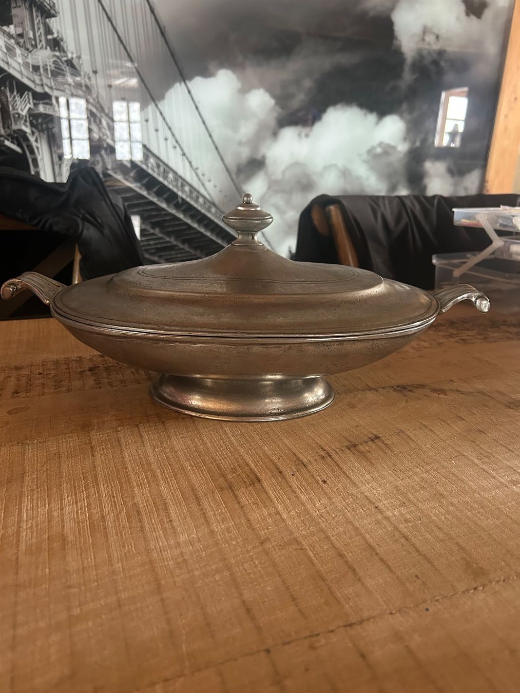 Plat en étain (D'occasion) à Vald'Illiez