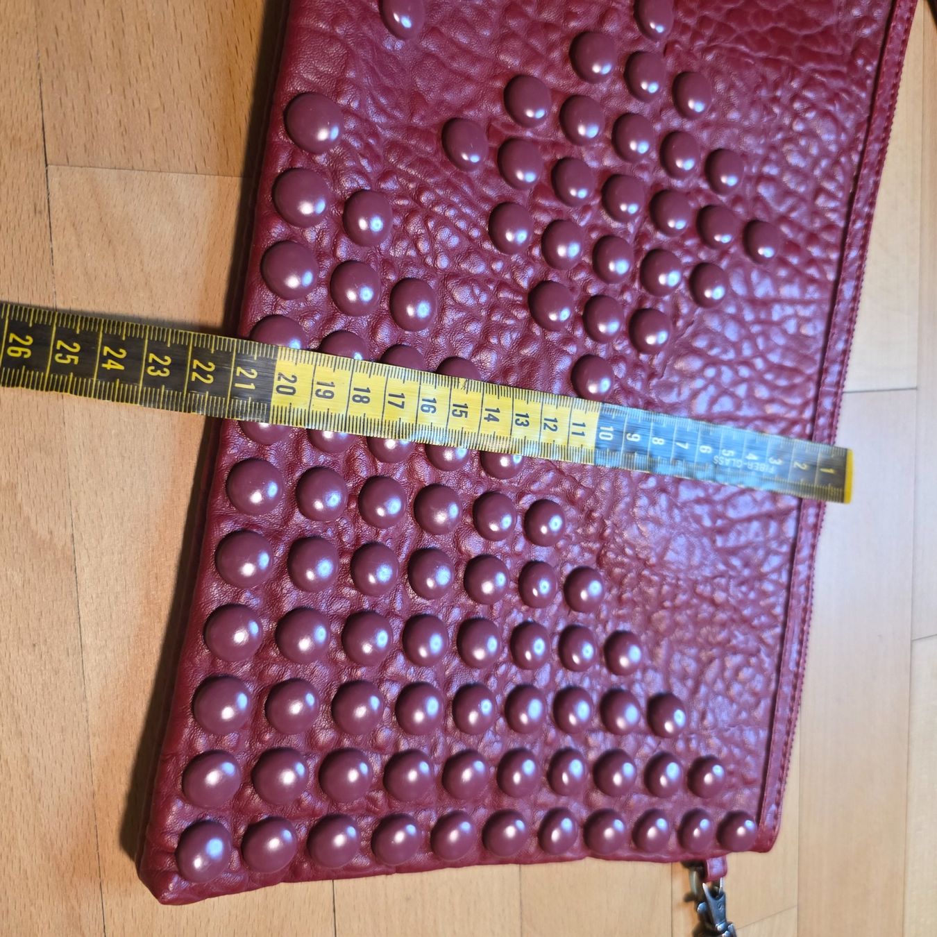 Borse da donna: Bershka rote Tasche mit Nieten – Usato da Wald ZH venduto da CapLux 6
