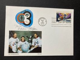 USA 1974 ill. Ersttagsbrief 10c Skylab Autogramme Team 3