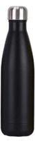 Trinkflasche 0.5 L Edelstahl (schwarz) - Gratis Versand