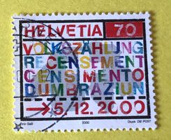 Nr.1005 GESTEMPELT Volkszählung 2000  Siehe Original Fotos.