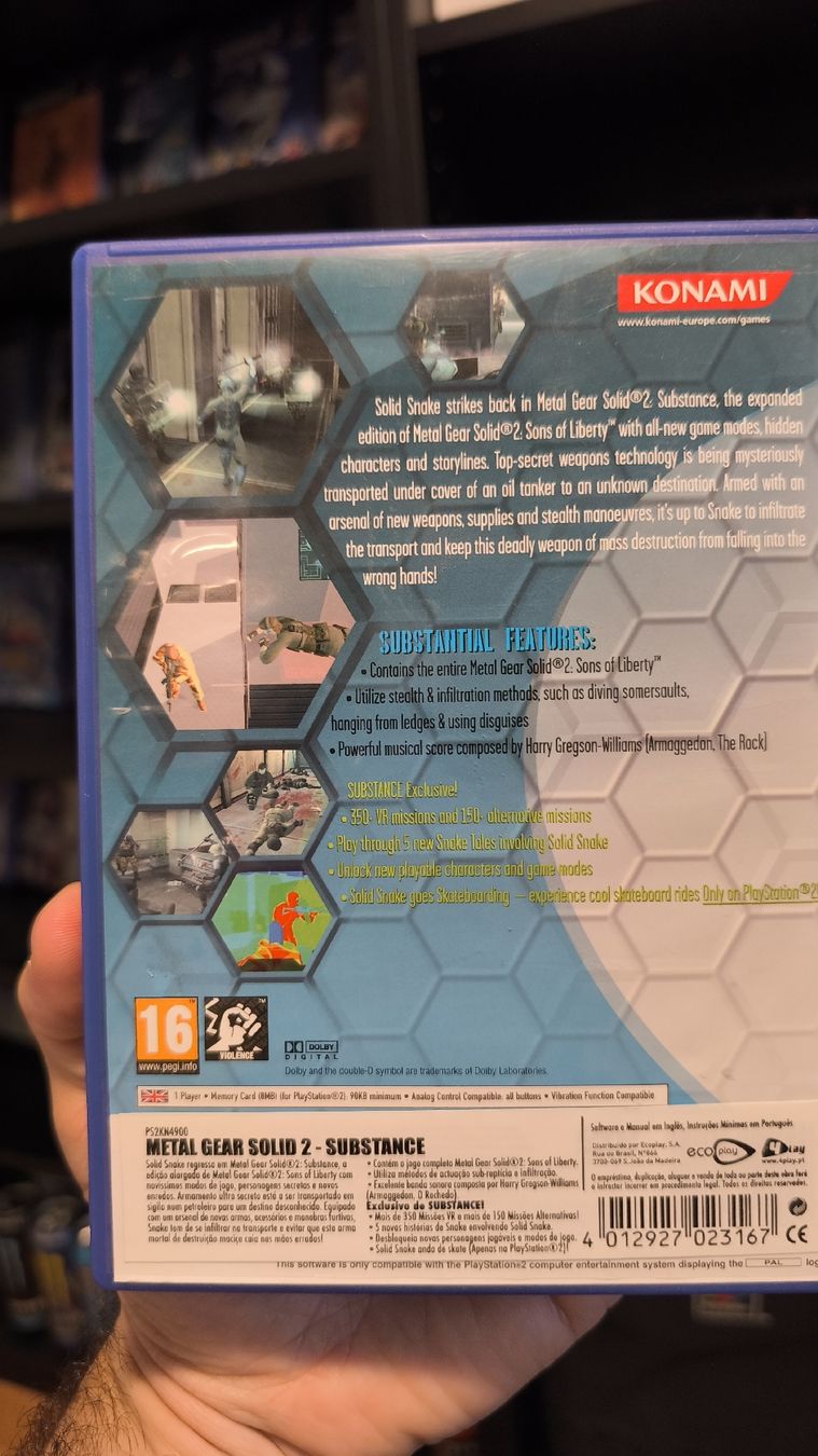 Spiele: PS2 - Metal Gear Solid 2 - Substance – Gebraucht aus Wangen b. Olten von CrossasPlays 1
