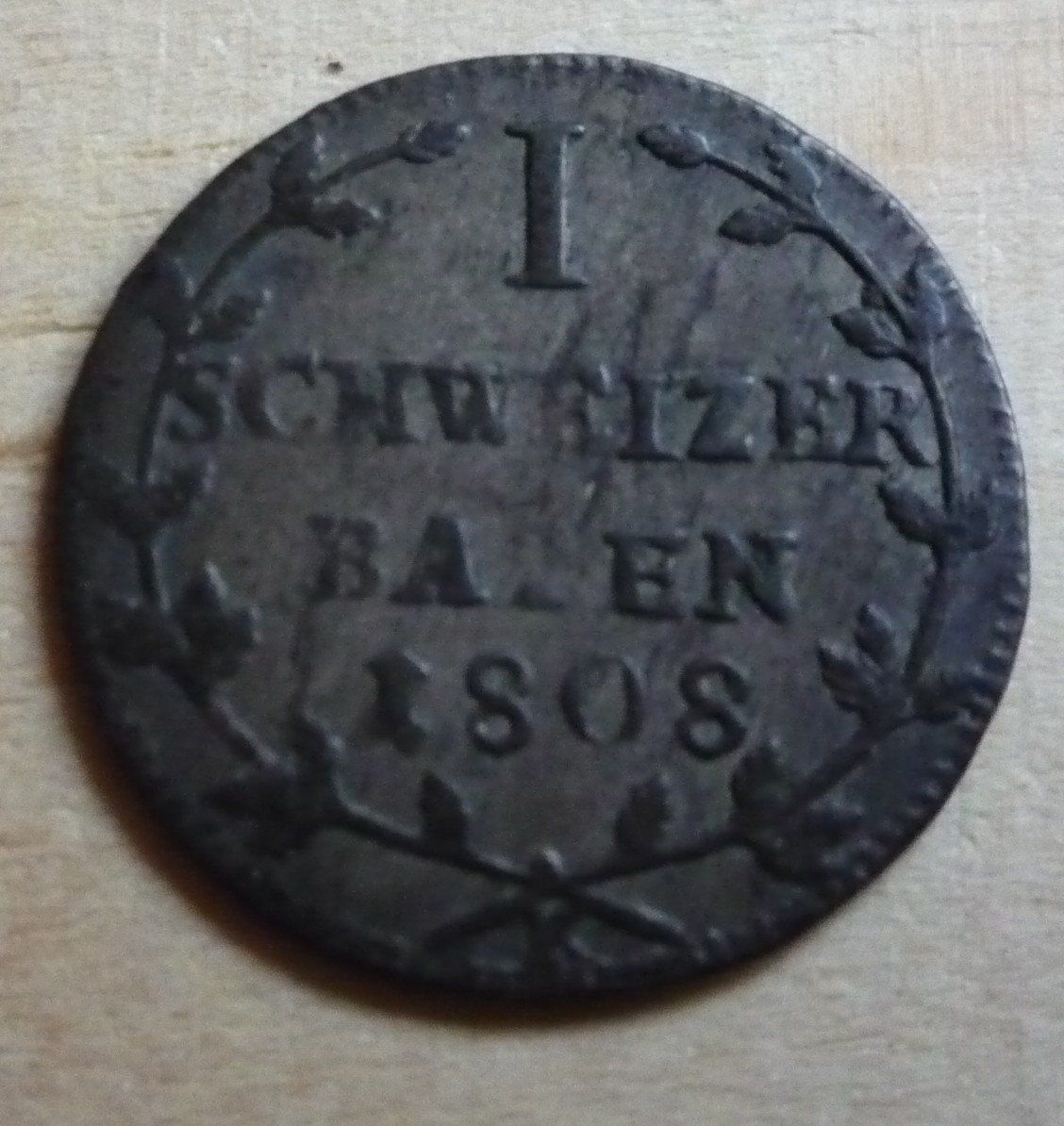 Tutti le monete: 1 Batzen St. Gallen, 1808 – Usato da Rieden SG venduto da Sammelfreund 1