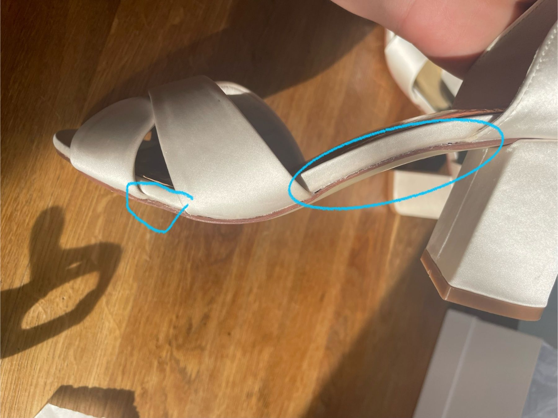 Scarpe da donna: Elegante Brautschuhe mit Perlen Gr. 37 – Nuovo e nell'imballaggio originale da Grossdietwil venduto da celineeeee 4