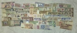 Banknoten Sammlung gemischte Länder c.a 50 Stk