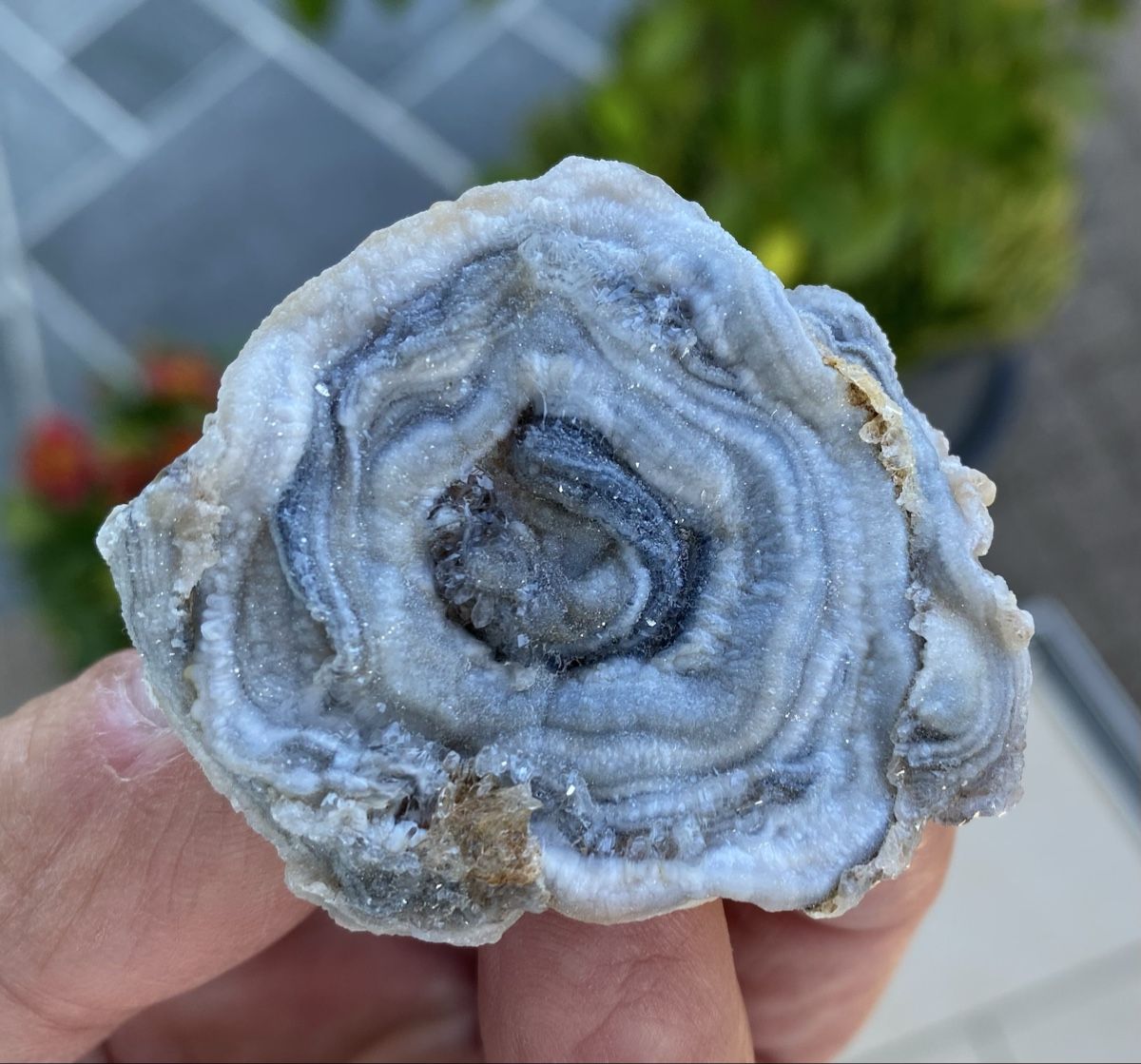 Minerali & Pietre curative: Super schöne Chalcedonrose  – Usato da Selzach venduto da 321compac 9