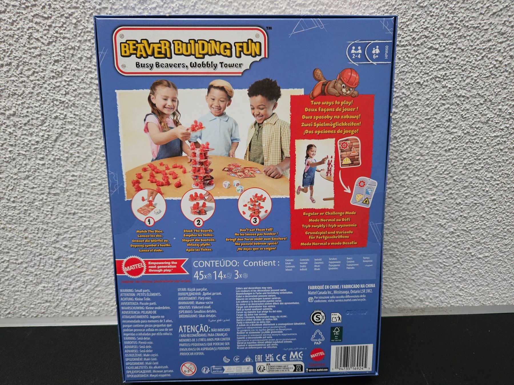 Giochi: Neu - Mattel - Beaver Building Fun - Stapelspiel – Nuovo e nell'imballaggio originale da Dagmersellen venduto da Jarsetz_Restposten 1