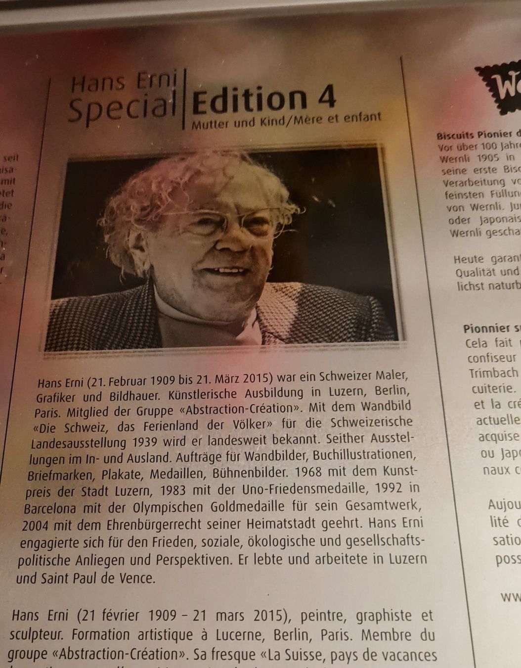Altre Stoviglie: Blech Bisquitdose m.Spezial Edition v.Hans Erni – Usato da Siebnen venduto da annigannig 1