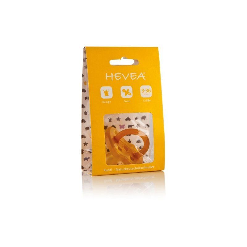 Succhiotti & catenelle porta ciuccio: Hevea ergonomischer Schnuller Krone ab 3 Monate – Nuovo e nell'imballaggio originale da Giffers venduto da Yesworld