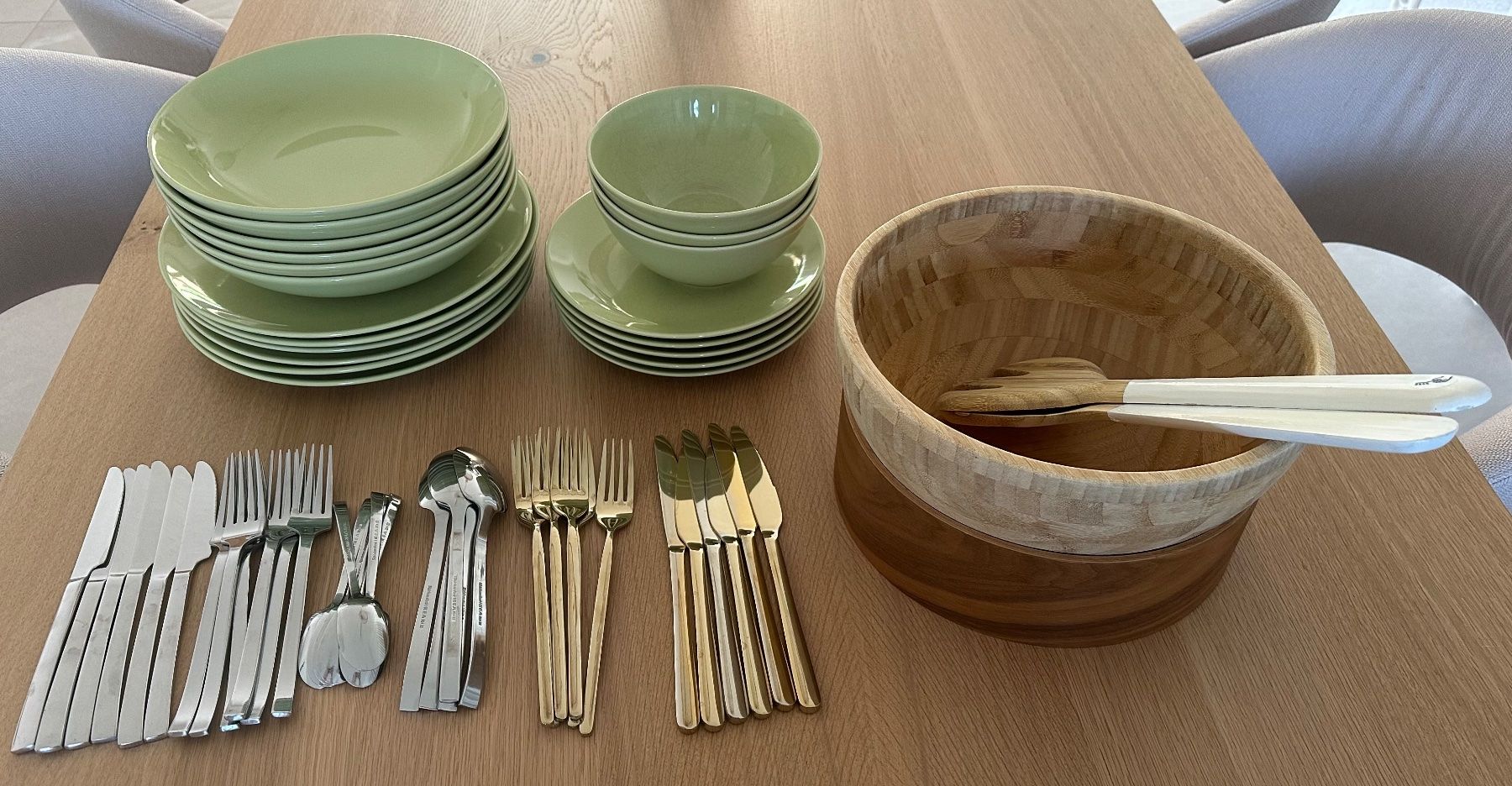 Ikea Geschirrsets: Geschirrset Ikea grün – Gebraucht aus Brügglen von niinelii
