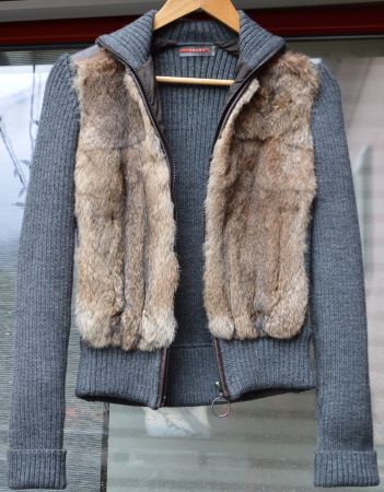 Jacke / pulover Prada veste / pull 100% Woll / laine .40