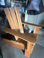 Adirondack Stuhl aus Massivholz