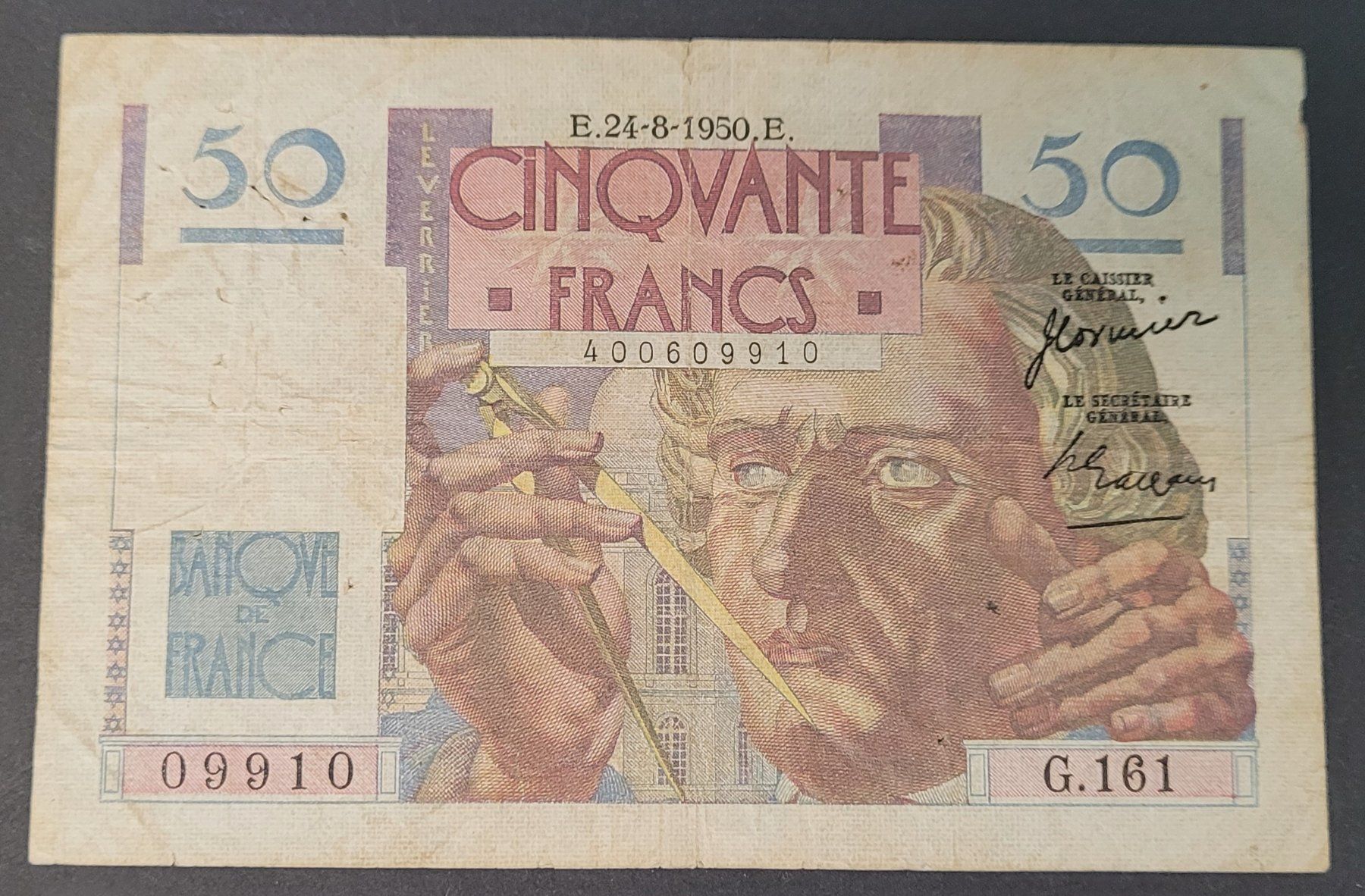 Banconote: 50 FRANCS / FRANKREICH 1950 – Usato da Mumpf venduto da antonio_schweiz_961